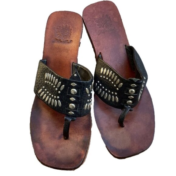 Yellow Box Mimosa Slip On Sandals Size 7.5 - Picture 1 of 5